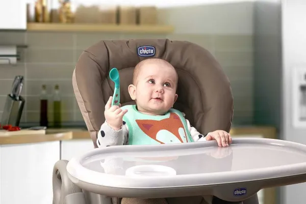 Piatti E Posate | Chicco Primo Cucchiaio Azzurro