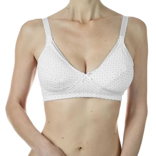 Reggiseni Allattamento | Chicco Reggiseno Allattamento In Microfibra Bianco