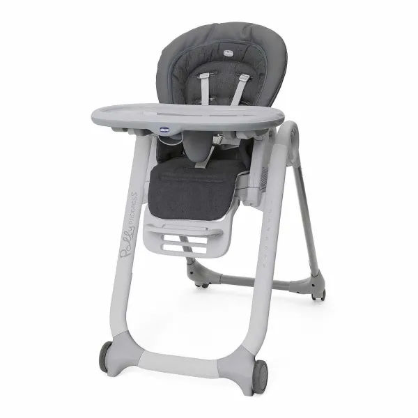 Seggioloni | Chicco Seggiolone Polly Progres5 Grey Melange