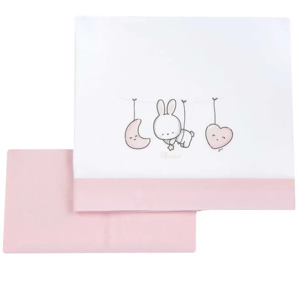 Lenzuola | Chicco Set Lenzuola Rosa Chiaro