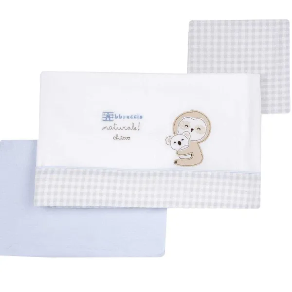 Lenzuola | Chicco Set Lenzuola E Federa Per Il Lettino Con Orsetti