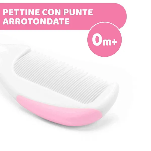 Cura E Accessori Bagnetto | Chicco Spazzola E Pettine Rosa