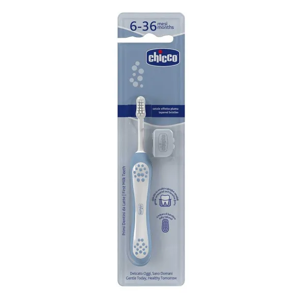 Igiene Orale | Chicco Spazzolino Primi Denti 6-36M Indigo