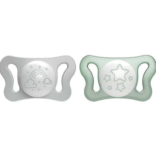Succhietti Physioforma | Chicco Succhietto Physioforma® Micr 0-2M (2 Pcs) Nuvole - Stelle