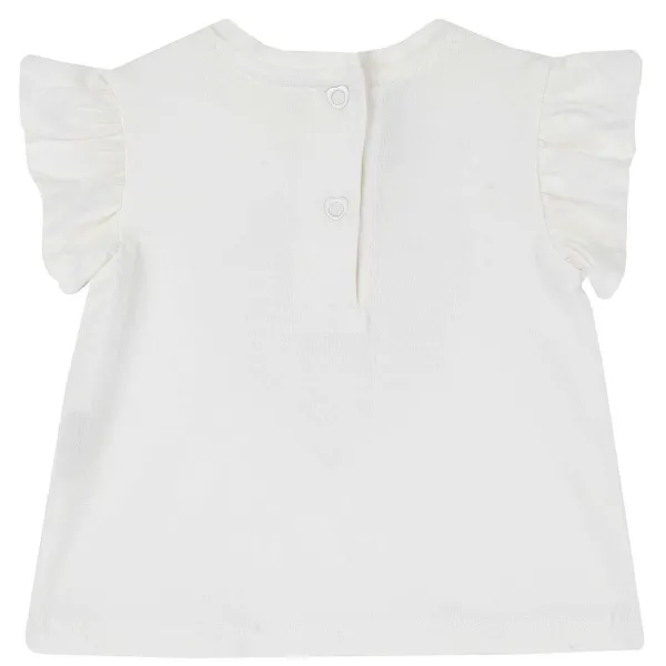 T-Shirt | Chicco T-Shirt Con Cuore Di Paillettes
