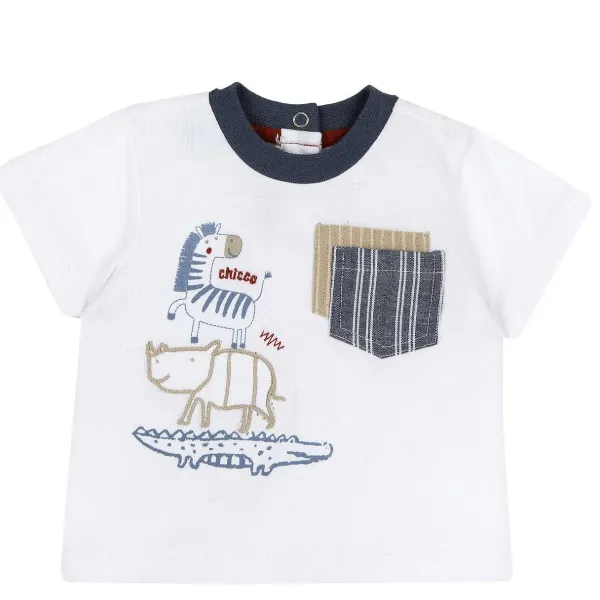 T-Shirt | Chicco T-Shirt Con Manica Corta E Stampa