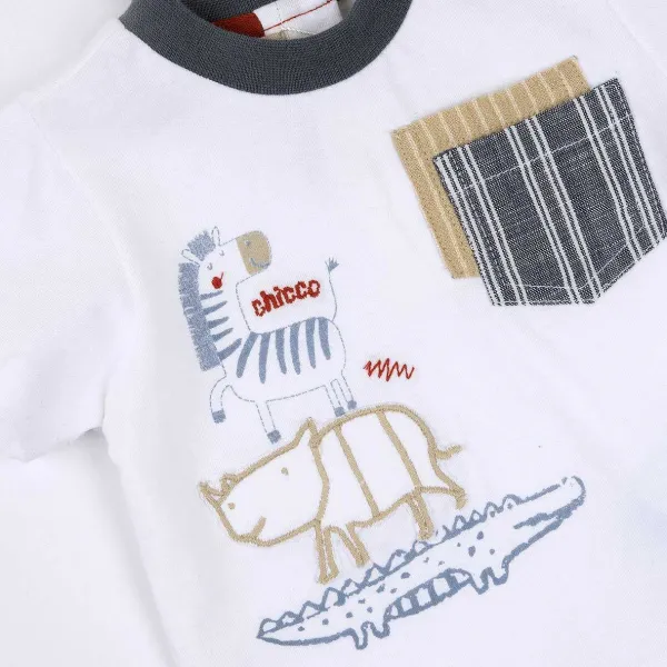 T-Shirt | Chicco T-Shirt Con Manica Corta E Stampa