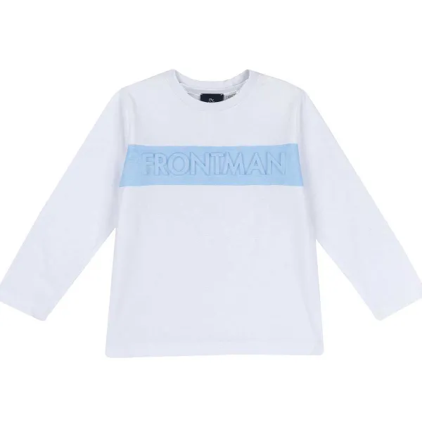 T-Shirt | Chicco T-Shirt Con Manica Lunga E Stampa In Rilievo