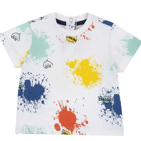 T-Shirt | Chicco T-Shirt Con Stampa Colorata All Over