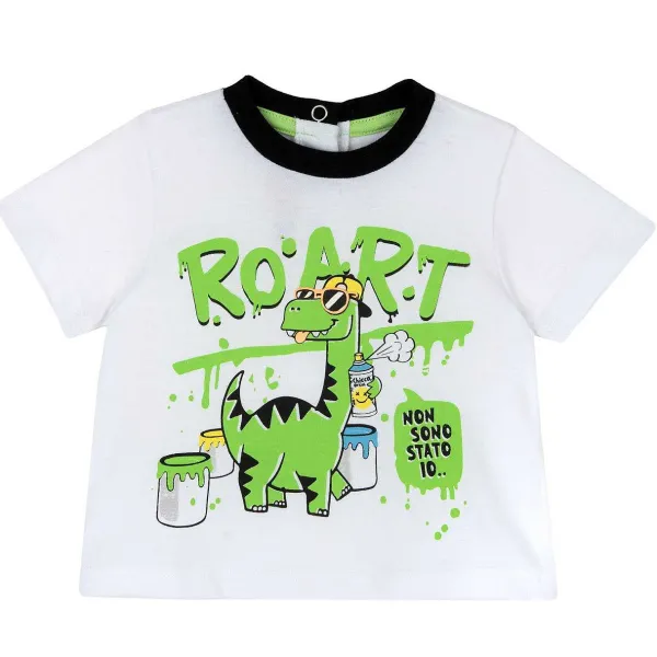 T-Shirt | Chicco T-Shirt Con Stampa Dinosauro