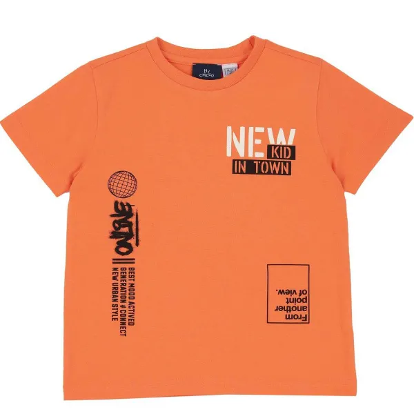 T-Shirt | Chicco T-Shirt Con Stampa Fluo