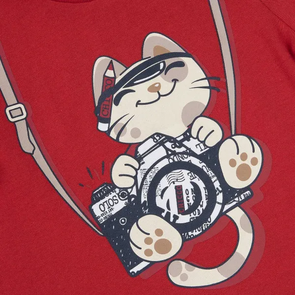 T-Shirt | Chicco T-Shirt Con Stampa Gattino
