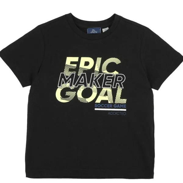 T-Shirt | Chicco T-Shirt Con Stampa Sport Nero