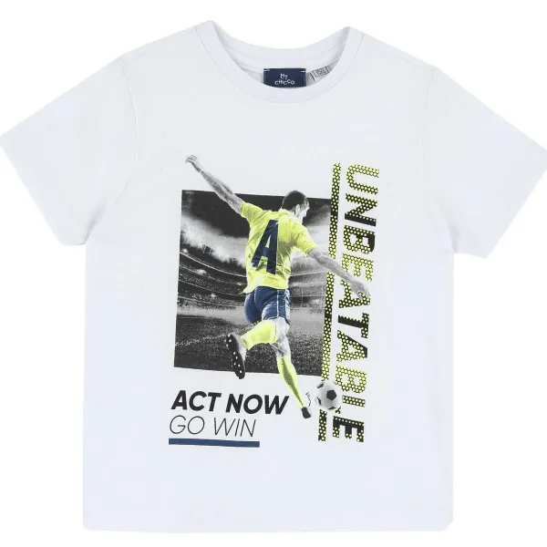 T-Shirt | Chicco T-Shirt Con Stampa Sport Bianco