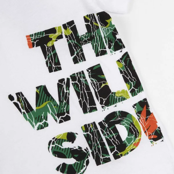 T-Shirt | Chicco T-Shirt Con Stampa Wild Bianco