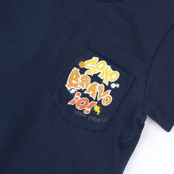 T-Shirt | Chicco T-Shirt Con Taschina E Stampa