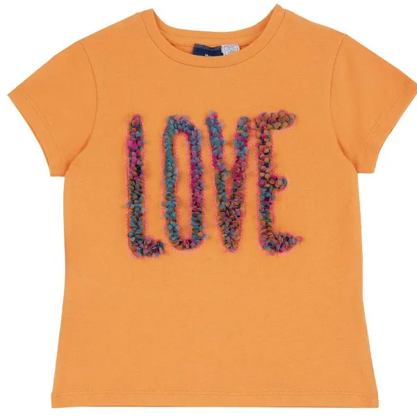 T-Shirt | Chicco T-Shirt Love Arancio Medio