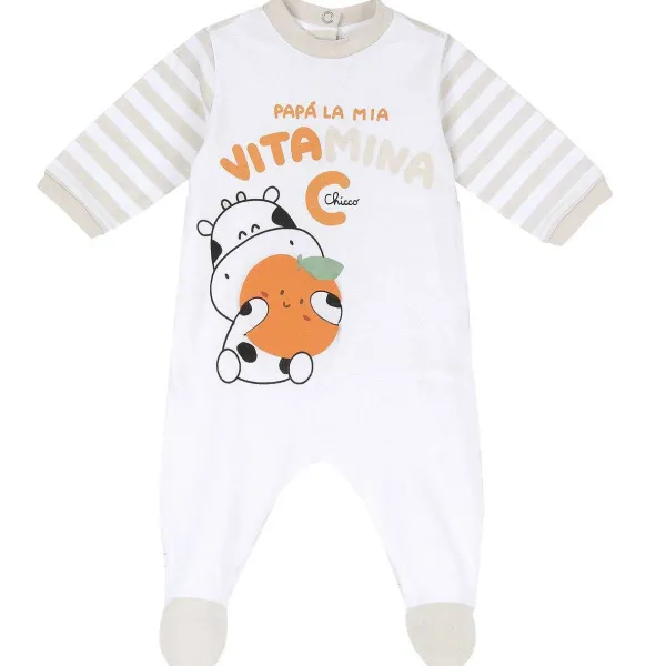 Tutine | Chicco Tutina Aperta Dietro Bianco
