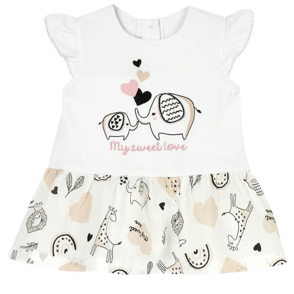 Vestiti | Chicco Vestito Con Stampa Fantasia
