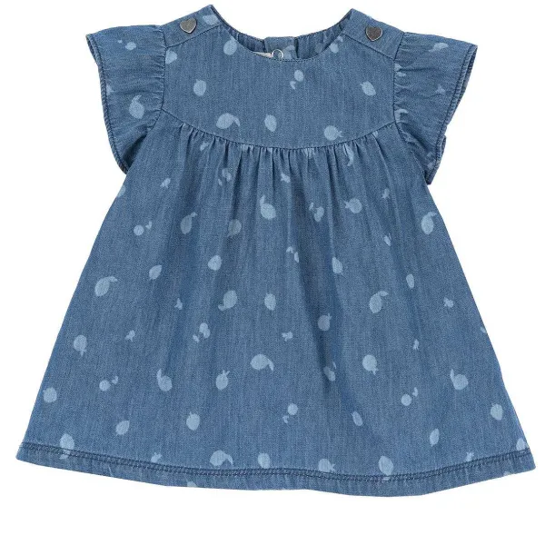 Vestiti | Chicco Vestito In Denim Leggero