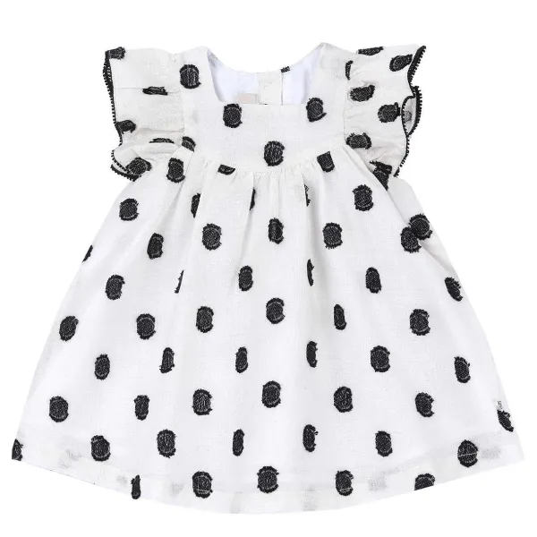 Vestiti | Chicco Vestito In Tessuto A Pois