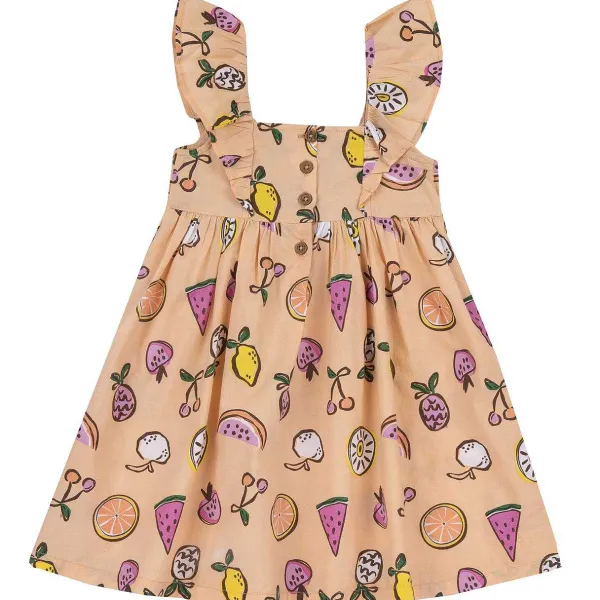 Vestiti | Chicco Vestito Smanicato In Cotone Stampa Frutta
