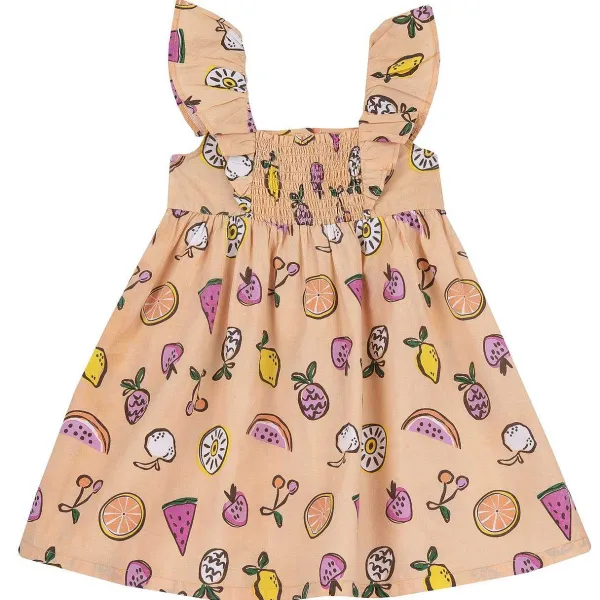 Vestiti | Chicco Vestito Smanicato In Cotone Stampa Frutta